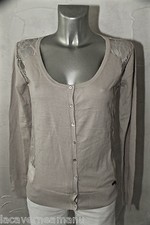 joli gilet dentelle et coton