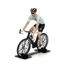 Cycliste Maillot Blanc Race