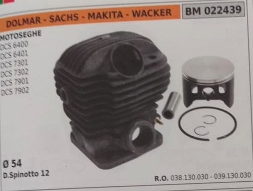Cylindre piston compl scie - cylindre,