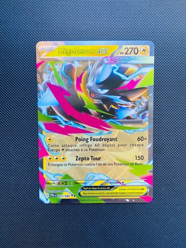 Carte pokemon méga - méga-zeraora, ex