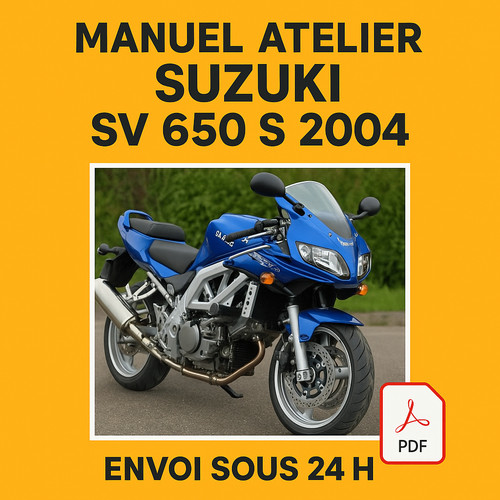 Manuel atelier suzuki 650s - manuel, sv