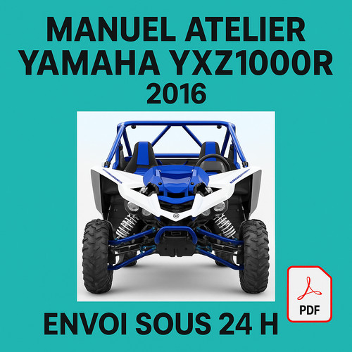 Manuel atelier yamaha yxz 1000 - manuel,