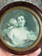 Antique Wooden Bramble Box - Miniature Grey 16th Century