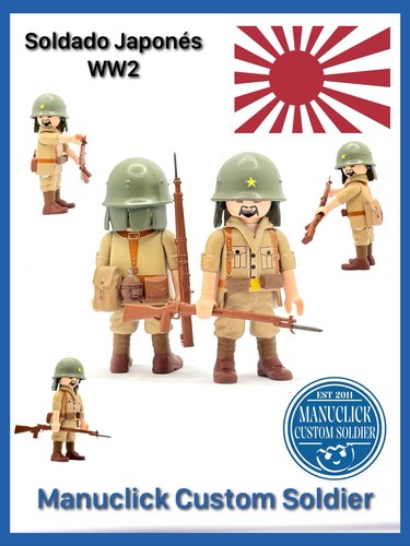 Playmobil custom ww2 soldat - custom,
