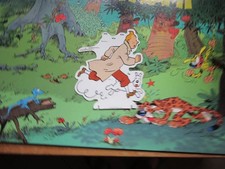 HERGE PETITE PLV  &quot; TINTIN COURANT   &quot;