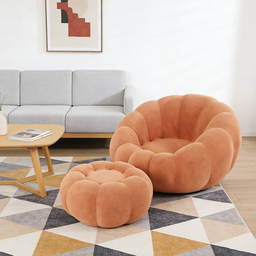 Cozy round lounge chair with - lounge,