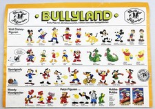 Bullyland 1980 Flyer / Poster Catalog (Walt Disney, Petzi, Sniks, Tintin, .