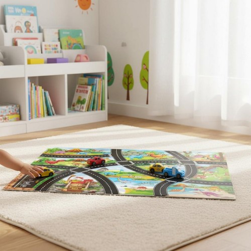 Tapis voiture enfant - voiture,