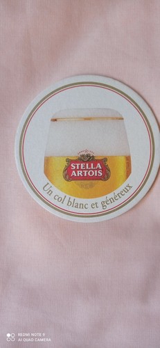 Sous bock stella artois - bock,
