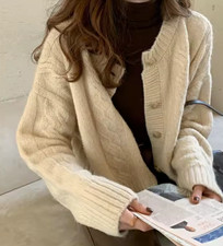 Gilet Cardigan Femme Maille