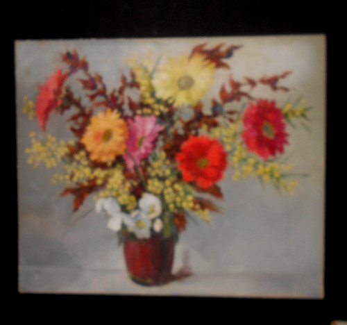 Tableau ancien huile nature - ancien,