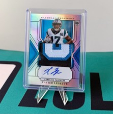 2024 Panini National Treasures Xavier Legette RPA Silver Holo RC /35 Panthers