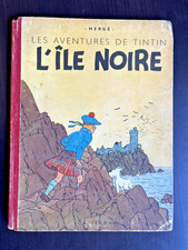Tintin L’ile Noire. Noir et