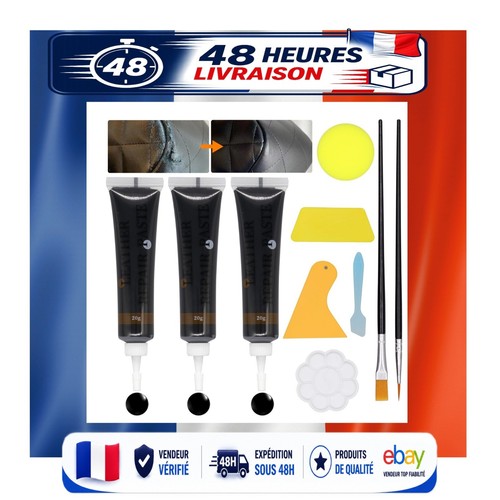 Pâte réparatrice cuir - , noir