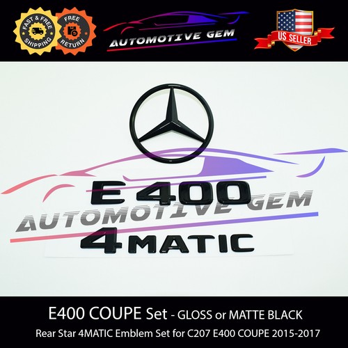 E400 coupe rear star emblem - star,