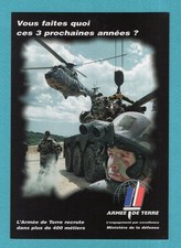 Carte Publicitaire : Armée de