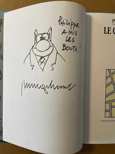 Philippe geluck dédicace - philippe,