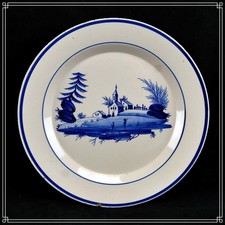 ASSIETTE EN FAIENCE FINE DE