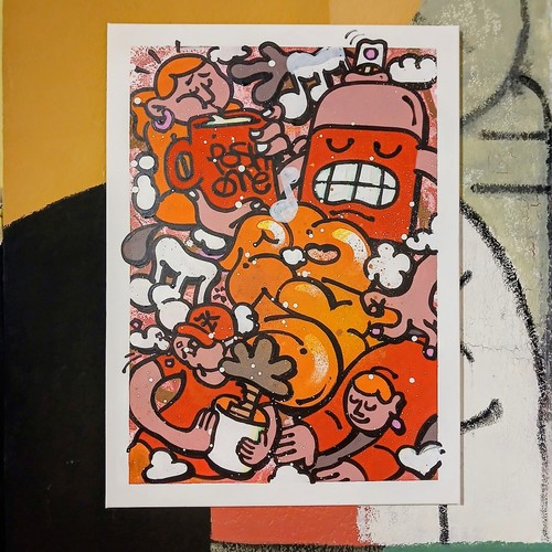 Toile graffiti street - toile,