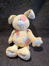 Doudou peluche chien jaune