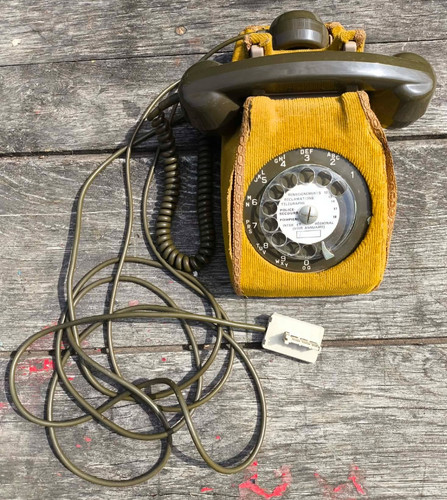 Vintage téléphone bicolore