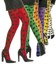 Collant Voile Opaque Impression Coccinelle (Rouge, Jaune,.. SEXY BAS NEUF