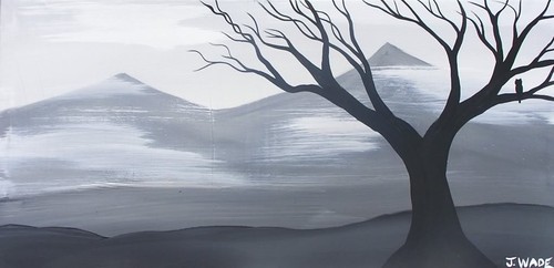 Abstract modern landscape - modern,