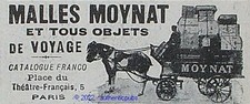 ADVERTISEMENT MOYNAT TRUNK AND