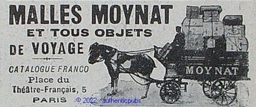 Advertisement moynat trunk and - advertisement,