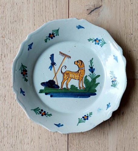 Assiette nevers ancienne - assiette,