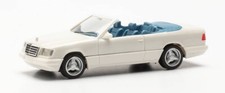 HERPA - Voiture cabriolet de couleur blanche – MERCEDES 300 CE-24 avec jantes...