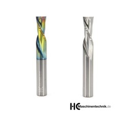 VHM wood cutter downcut, left spiralized, CNC, carbide, hardwood, MDF, etc. 