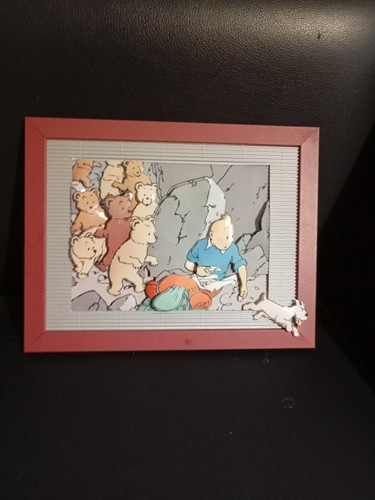 Tableau relief herge - tableau,