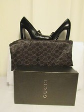 escarpins GUCCI cuir noir