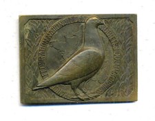 Médaille plaquette Société