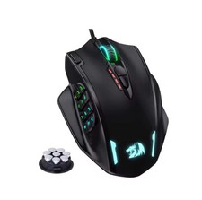 Redragon M908 🎮 Souris Gaming RGB 18 Boutons Programmables 12400 DPI