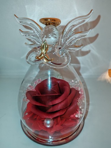 Décoration ange verre - en,