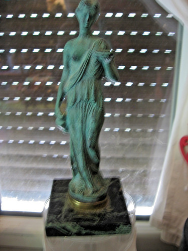 Statue bronze de femme - ,
