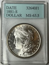 1881-S Morgan Dollar RARE ACCUGRADE SLAB! MS+++ Collectible Slab! MAYBE PL?!