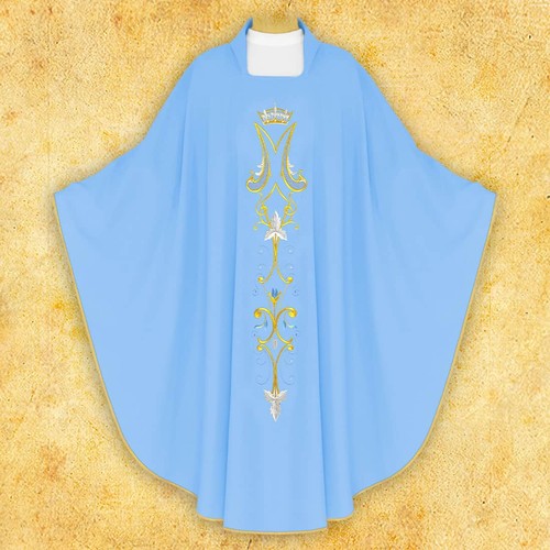 Chasuble brodée maryjny - brodée, »