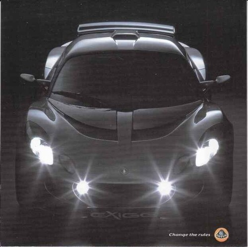 Catalogue brochure lotus elise - brochure,