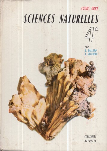 Ancien livre scolaire sciences - ancien,