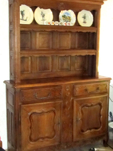 Buffet deux corps vaisselier