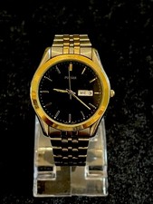 PULSAR V733-X061 Two Tone Quartz Analog Men's Watch New Battery