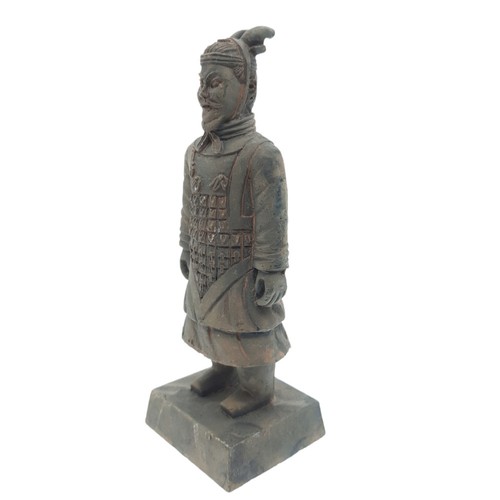 Statuette guerrier chinois - , qin