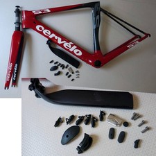 Ensemble cadre vélo de route CERVELO S3 2014 rouge 51 occasion livraison grat...