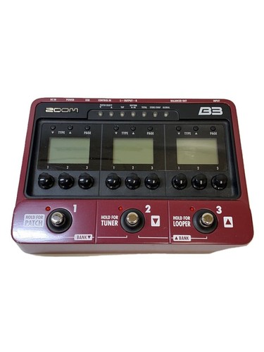 Zoom multi effects bass - multi-effects,