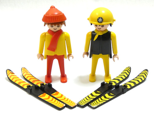 Lot playmobil skieur jaune - playmobil,