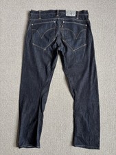 Vintage Levi’s Engineered Twisted Seams 1999 Raw Blue Denim Size 36
