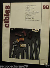 ARMES CIBLES N 98 pistolet